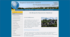 Desktop Screenshot of bergischer-hausmeister.de